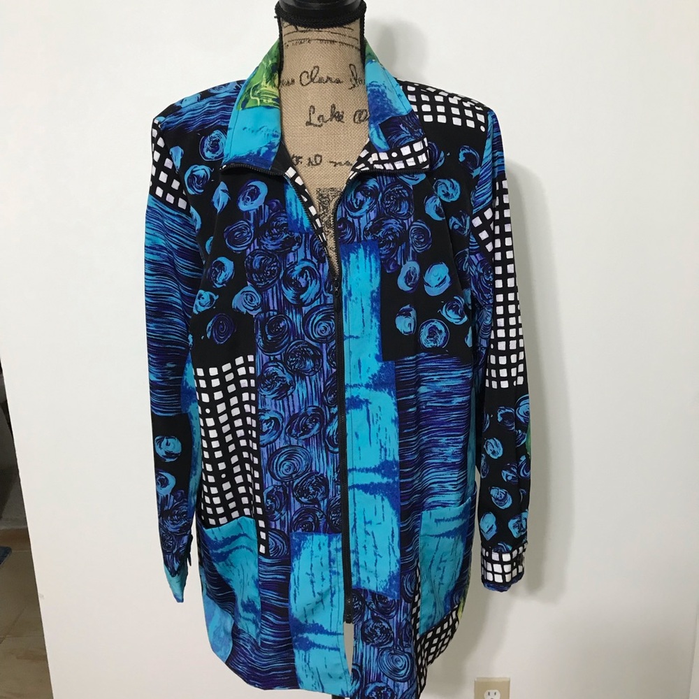 Kensington Square Blazer Style jacket Size 2x